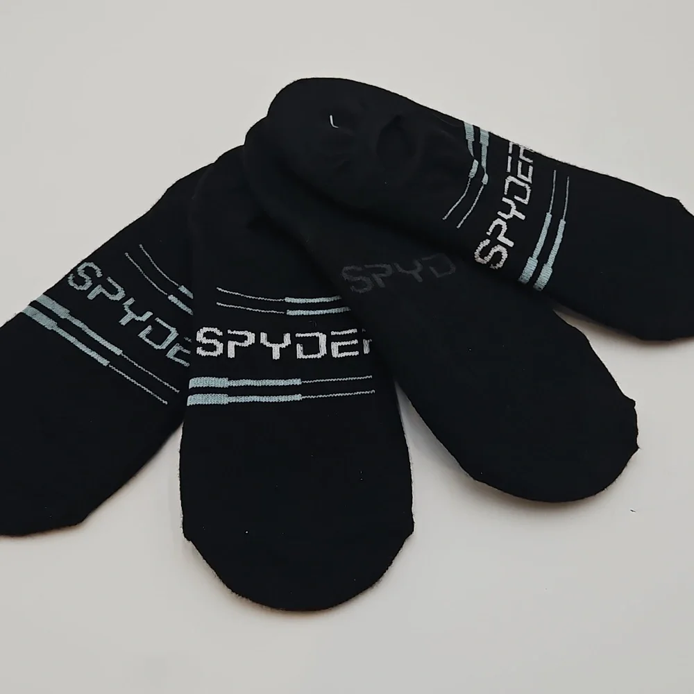 Spyder Ankle Socks & Snoopy Ankle Socks Design New Black Gray New